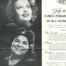 Jeanette MacDonald 1 page magazine photo clipping X5792