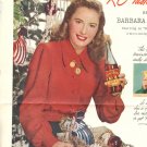 Barbara Stanwyck 1 page magazine photo clipping X5794