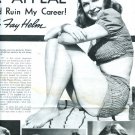 Fay Helm Leggy 1 page magazine photo clipping X5846