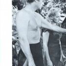Johnny Weissmuller Tarzan 1 page magazine photo clipping X5852