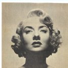 Lana Turner 1 page magazine photo clipping X5857