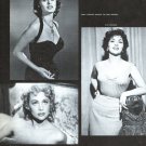 Sophia Loren GIna Lollobrigida 1 page magazine photo clipping X5881