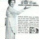 Shirley Booth Hazel Vintage ad 1 page magazine photo clipping X5911