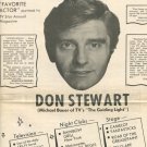 Don Stewart 1 page magazine photo clipping X5922