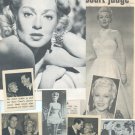 Lana Turner magazine photo clipping lot X5956