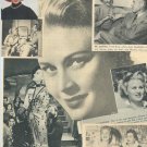 Joan Caulfield magazine photo clipping lot X5969