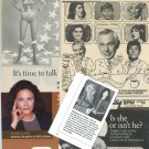 Lynda Carter magazine photo clipping lot X5979