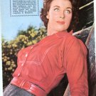 Constance Smith 1 page magazine photo clipping X6003