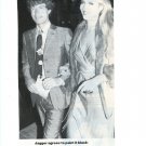 Mick Jagger Jerry Hall 1 page magazine photo clipping X6012