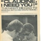 Claudine Longet Andy Williams 3 page magazine photo clipping X6021