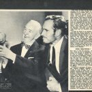 Stan Laurel and Hardy 1 page magazine photo clipping X6025