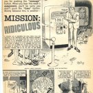 Mission Impossible Mad Parody 3 page magazine photo clipping X6044