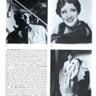 Basil Rathbone Harry Richman 1 page magazine photo clipping X6086