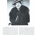 Gertrude Berg Jack Benny  1 page magazine photo clipping X6094