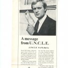 David McCallum 1 page magazine photo clipping X6106
