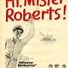 Henry Fonda Mister Roberts ad 1 page magazine photo clipping X6132