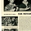 Kim Novak 1 page magazine photo clipping X6323