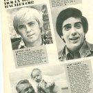 Dennis Cole Wes Stern 1 page magazine photo clipping X6420