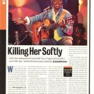 Lauryn Hill  1 page magazine photo clipping X6526