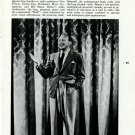 Jack Benny 1 page magazine photo clipping X6553