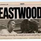 Clint Eastwood 1 page magazine photo clipping X6672