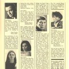 Tom Nardini Barbara Parkins 1 page magazine photo clipping X6714