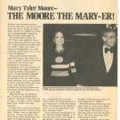 Mary Tyler Moore 2 page magazine photo clipping X6716