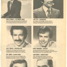 Alex Trebeck Nick Clooney 1 page magazine photo clipping X6727
