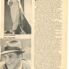 Gloria Swanson Burt Lancaster 1 page magazine photo clipping X6731
