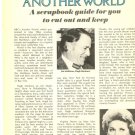 Another World 2 page magazine photo clipping X6750
