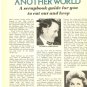 Another World 2 page magazine photo clipping X6750
