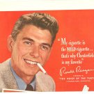 Ronald Reagan vintage ad 1 page magazine photo clipping X6775