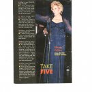 Eileen Fulton 1 page magazine photo clipping X6778