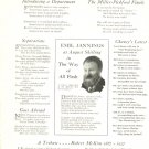 Emil Jannings 1 page magazine photo clipping X6787