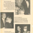 Phyllis Diller Harvey Korman 1 page magazine photo clipping X6793