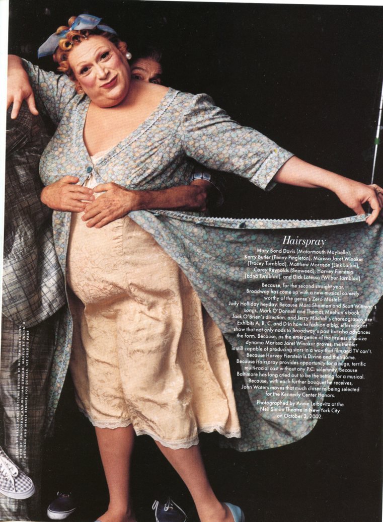 Hairspray Harvey Fierstein 1 page magazine photo clipping X6812