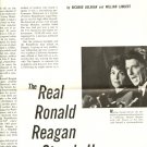 Ronald Reagan 3 page magazine photo clipping X6819