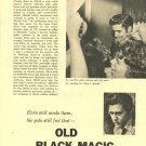 Elvis Presley 1 page magazine photo clipping X6837