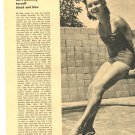 Debbie Reynolds Leggy 1 page magazine photo clipping X6843
