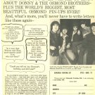 Osmond Brothers 1 page magazine photo clipping X6852