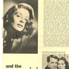 Suzy Parker Heather Sears 1 page magazine photo clipping X6862