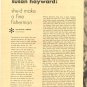 Susan Hayward 2 page magazine photo clipping X6865