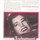 Teresa Wright Enchantment ad 1 page magazine photo clipping X6872