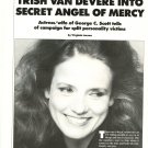 Trish Van Devere 2 page magazine photo clipping X6914