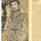 Jane Wyman Piper Laurie 1 page magazine photo clipping X6939