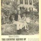 Merv Griffin 2 page magazine photo clipping N2385