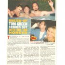 Tom Green 1 page magazine photo clipping N2405