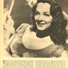 Kathryn Grayson 1 page magazine photo clipping N2416