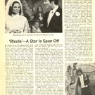 Valerie Harper 2 page magazine photo clipping N2425