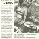 Marge Redmond Jack Weston 1 page magazine photo clipping N2497
